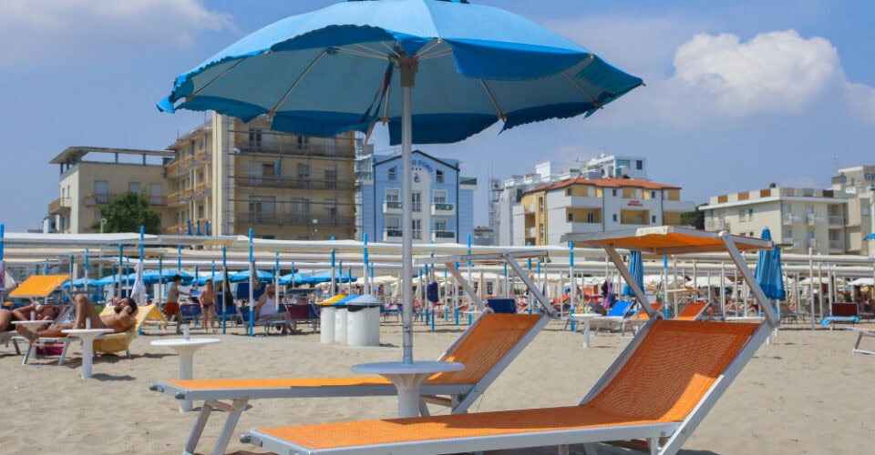 Hotel Riccione near the sea and the beach