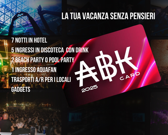 Divertimento senza pensieri con ABK Card+ soggiorno